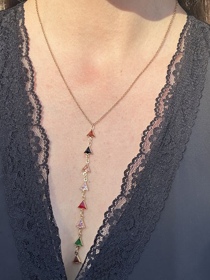 Aurora Triangles - Üçgen Y Kolye