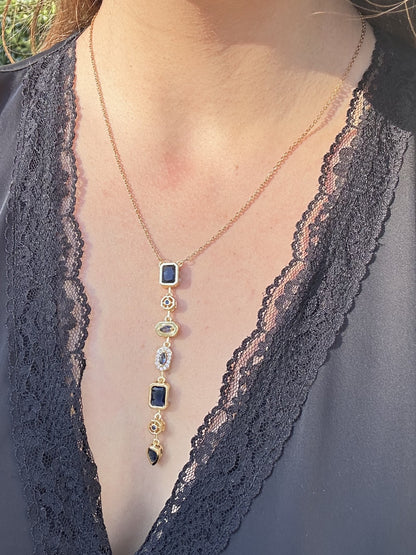 Midnight Cascade Y Kolye