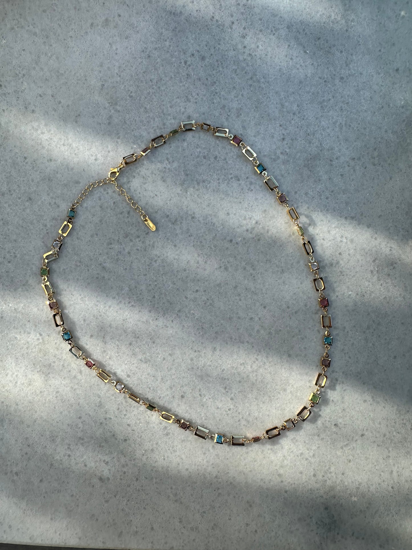 Jewel Mosaic - Renkli Taşlı Kolye