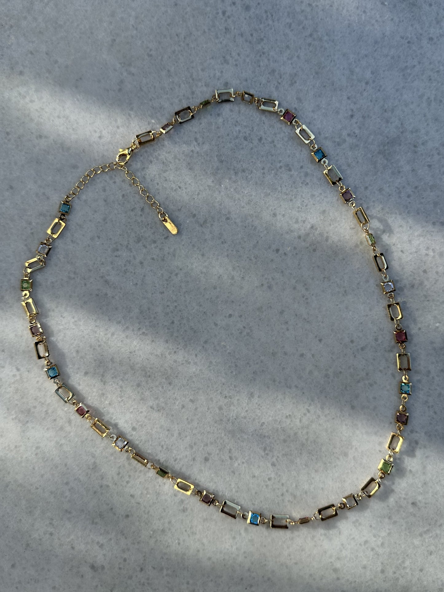 Jewel Mosaic - Renkli Taşlı Kolye