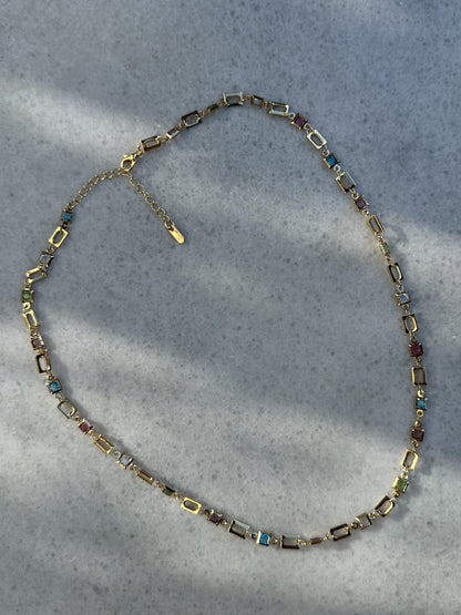 Jewel Mosaic - Renkli Taşlı Kolye