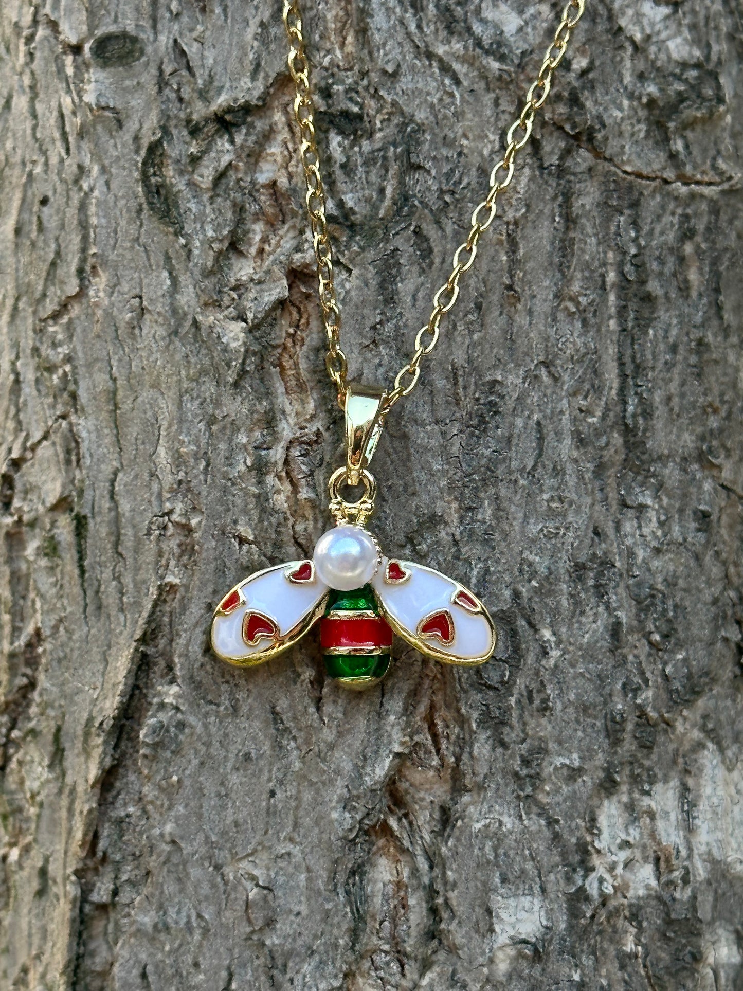 Bella Bee Arı Charm Detaylı Kolye