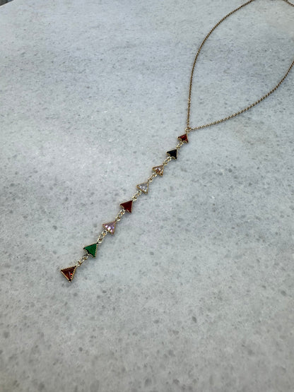Aurora Triangles - Üçgen Y Kolye